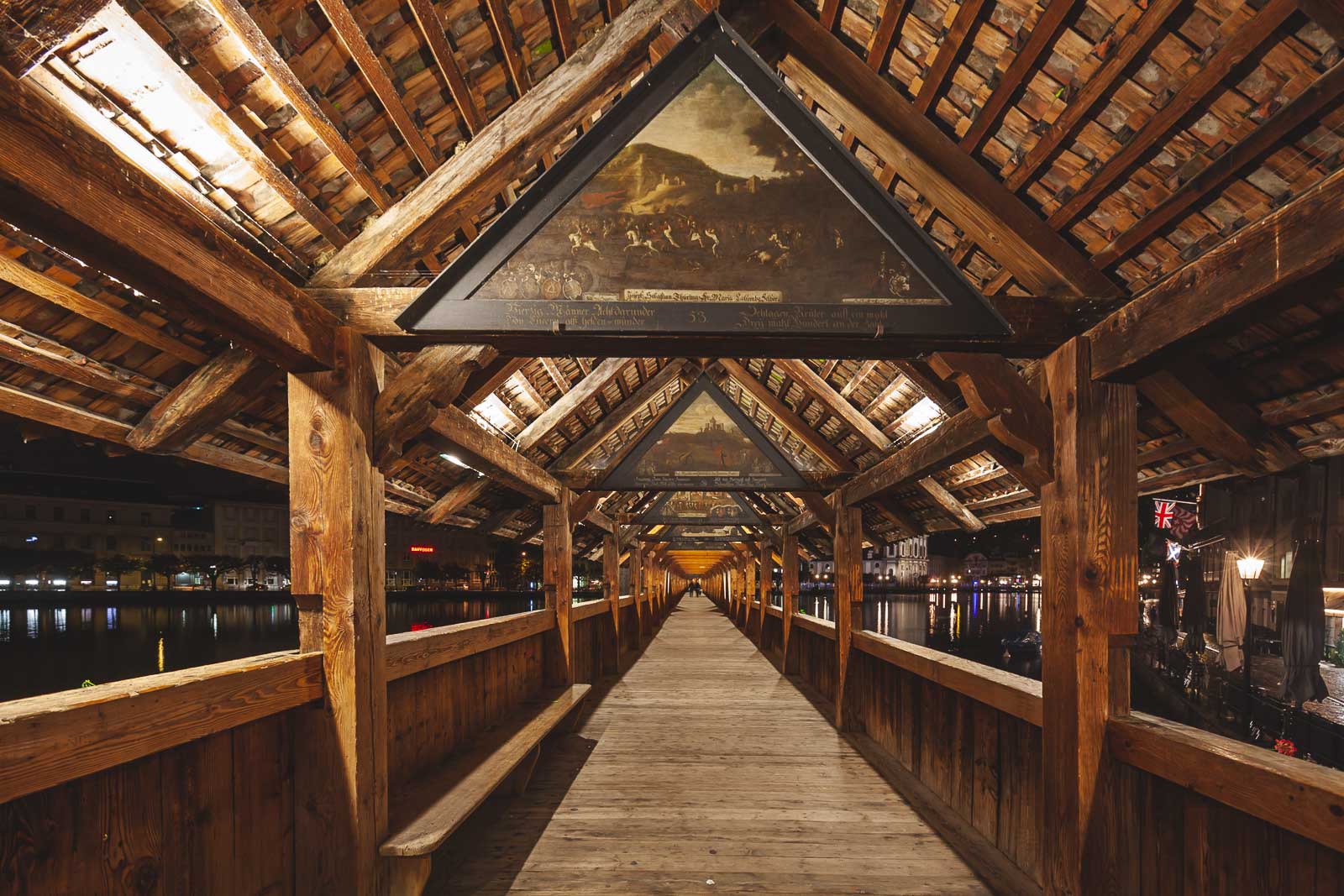 beautiful places in Switzerland lucerne bridge