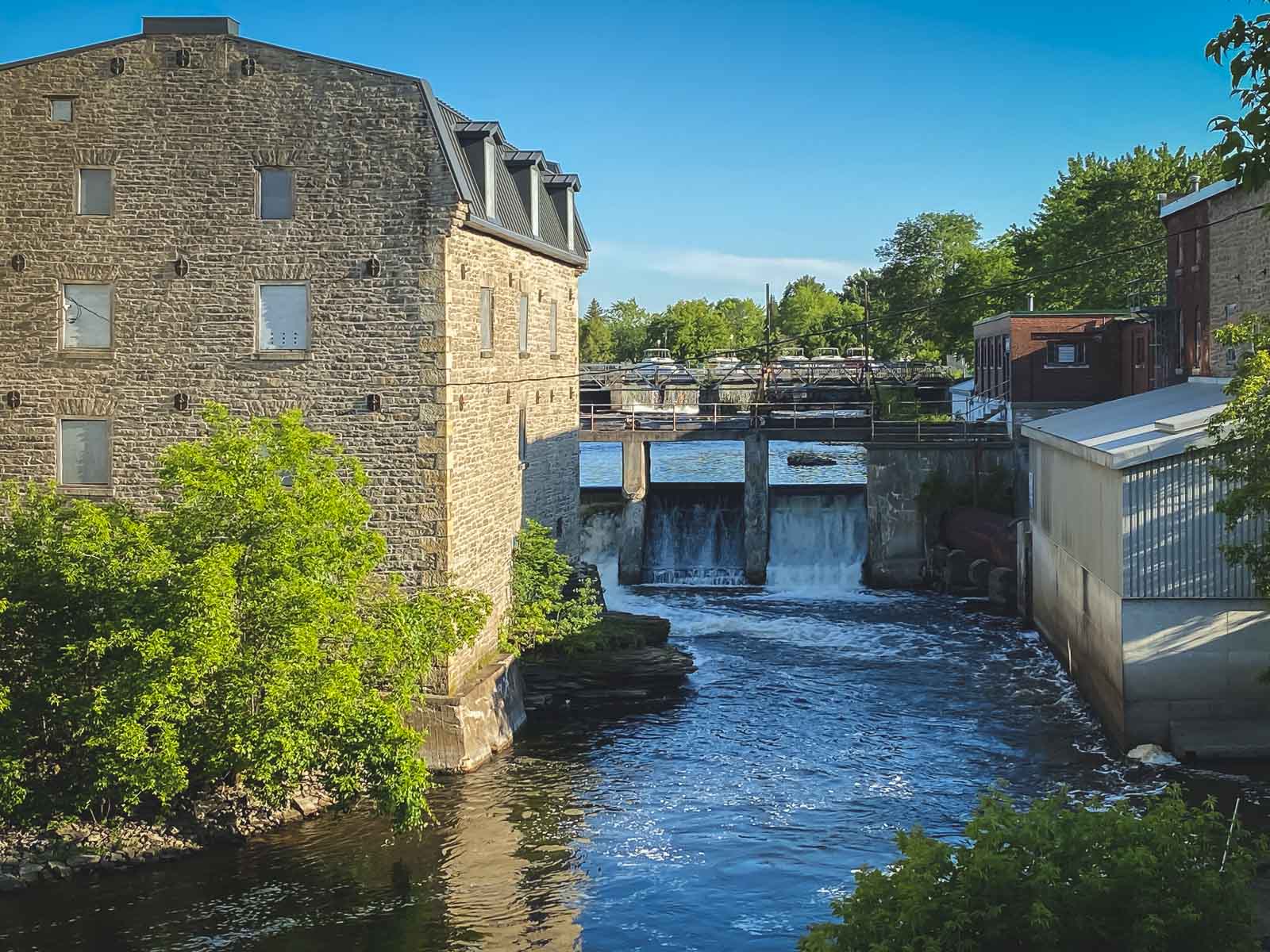 Smiths Falls on the Rideau Canal