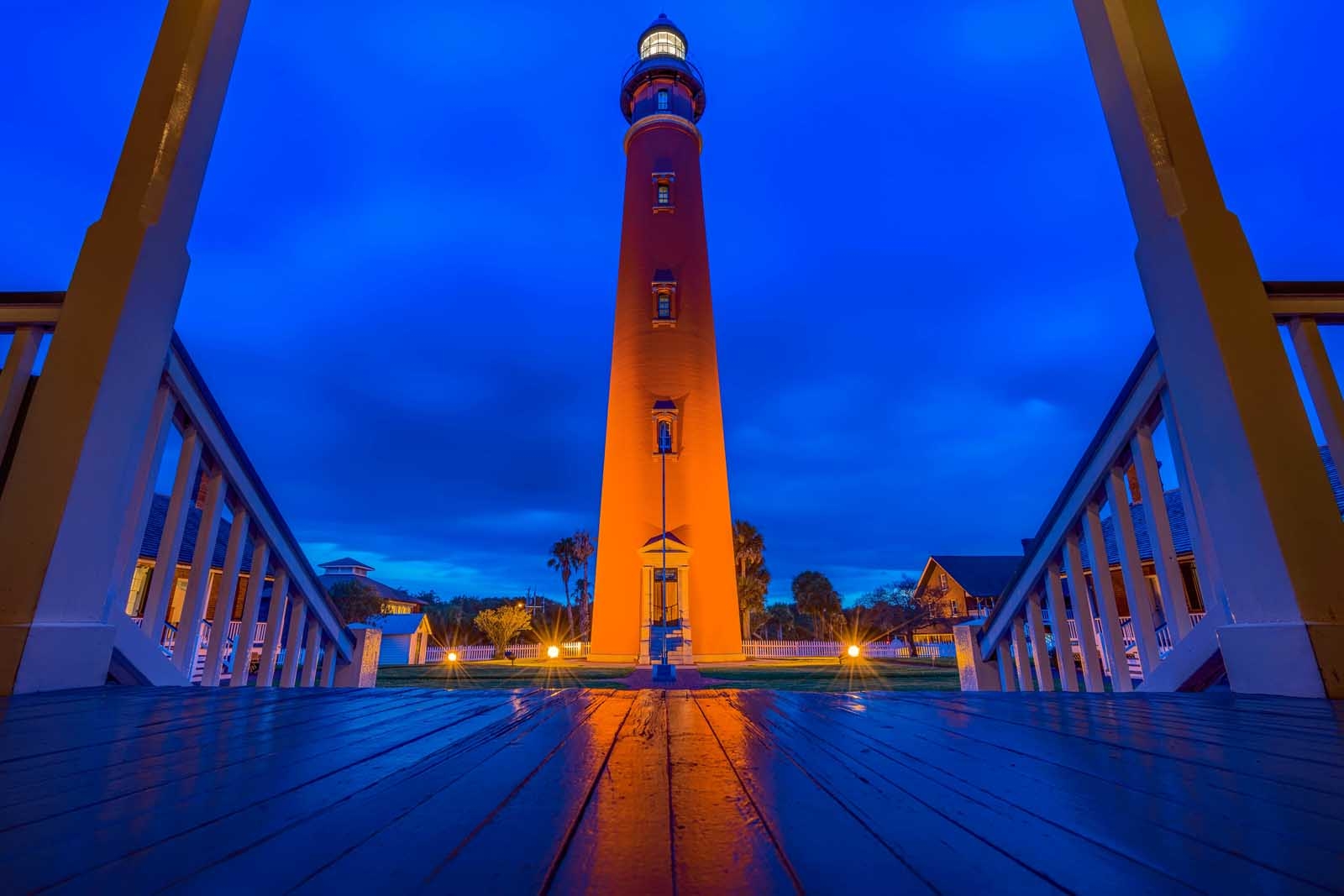 Ponce de Leon Lighthouse at sunset