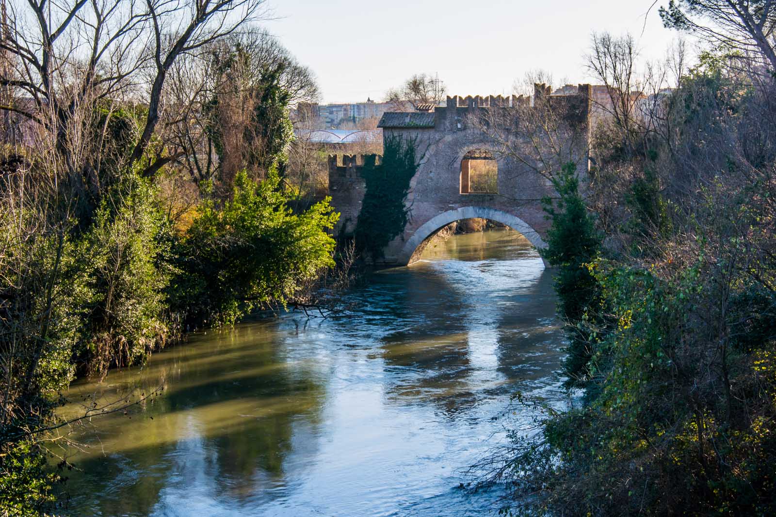 Ponte Nomentano area in Rome