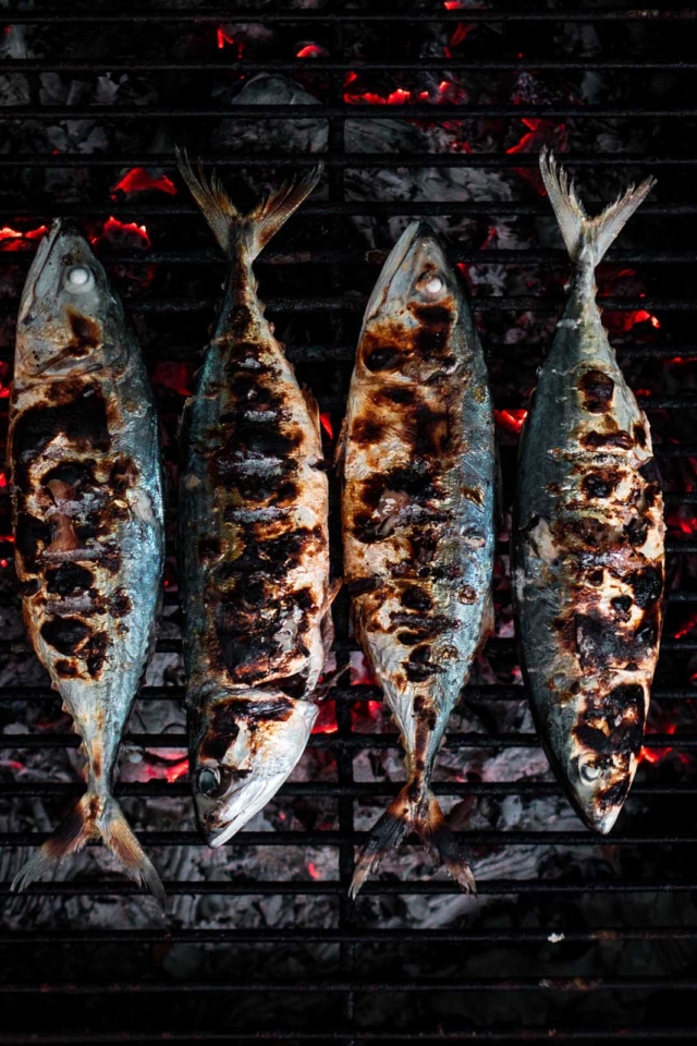 Portuguese Food Piexe Grelhado Grilled Fish