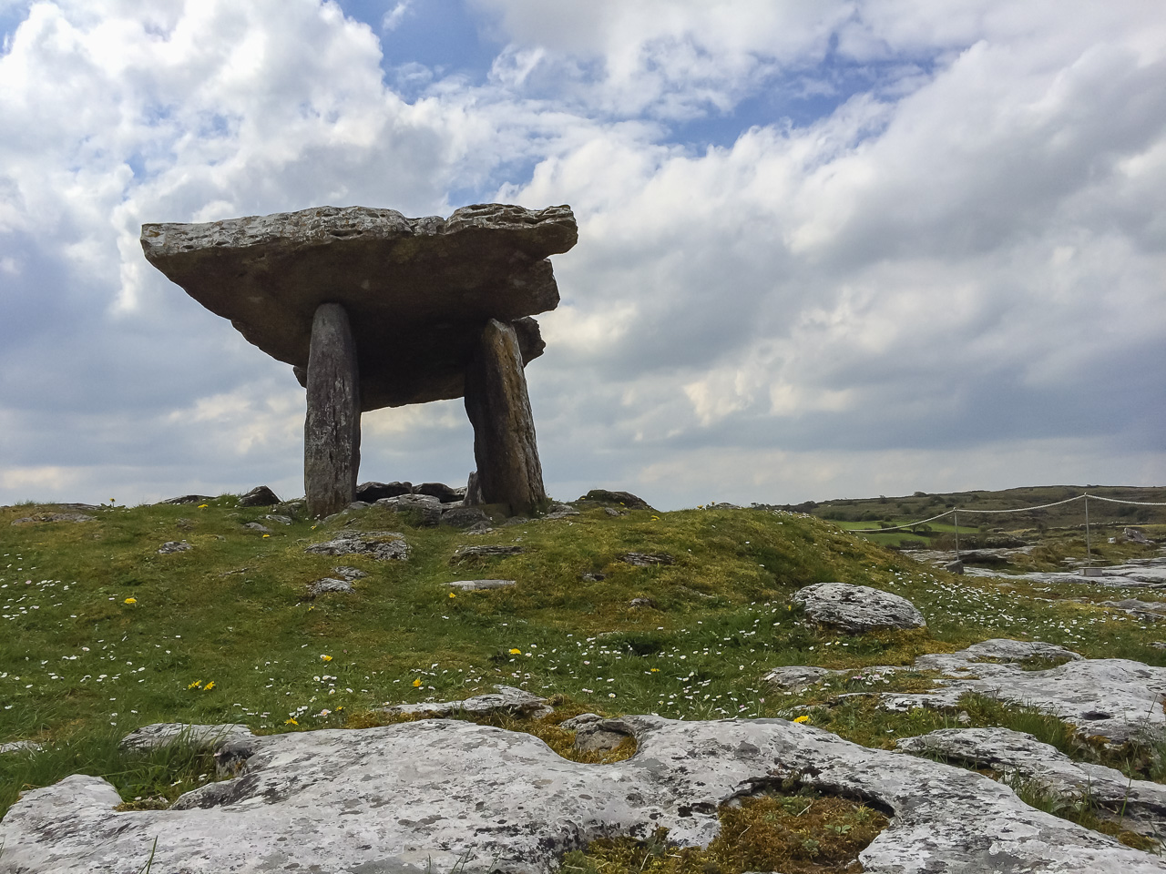 Poulnabrone Dolmen Tomb in Ireland