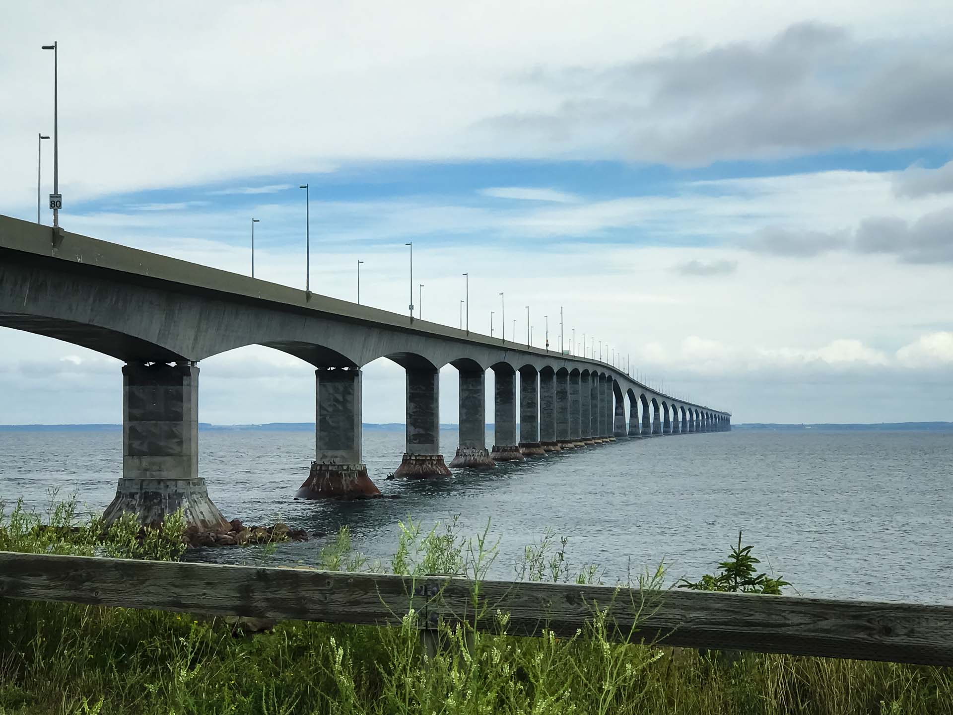 confederation bridge from New Brunswick to PEI
