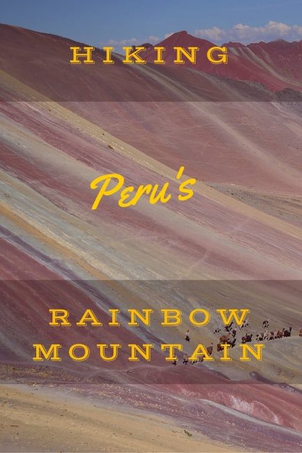 rainbow mountain Peru verticle