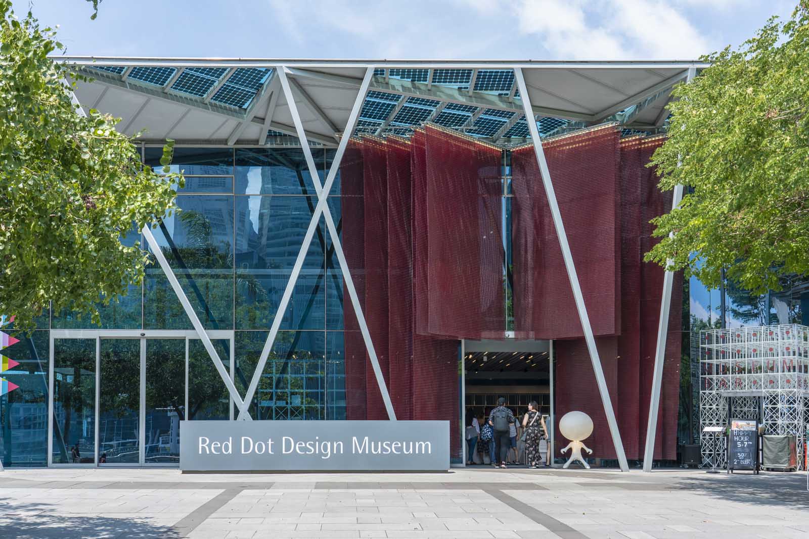 Red Dot Design Museum in the Marina Bay Area Of Singapore