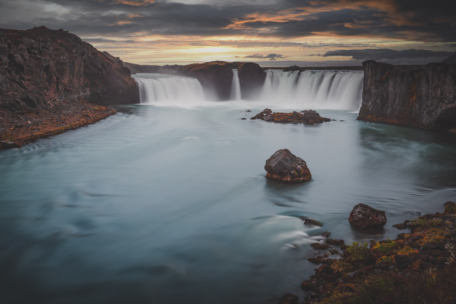 Godafoss on the Ring Road in Iceland