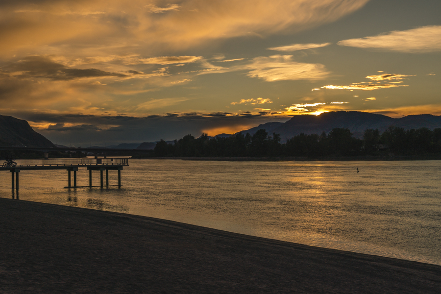 Sunset in Kamloops