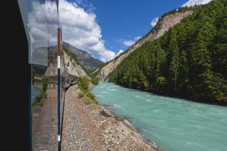 Views on the Rocky Mountaineer