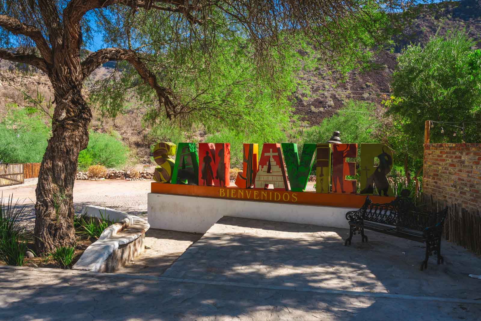 Village of Saint Javier near Loreto Mexico