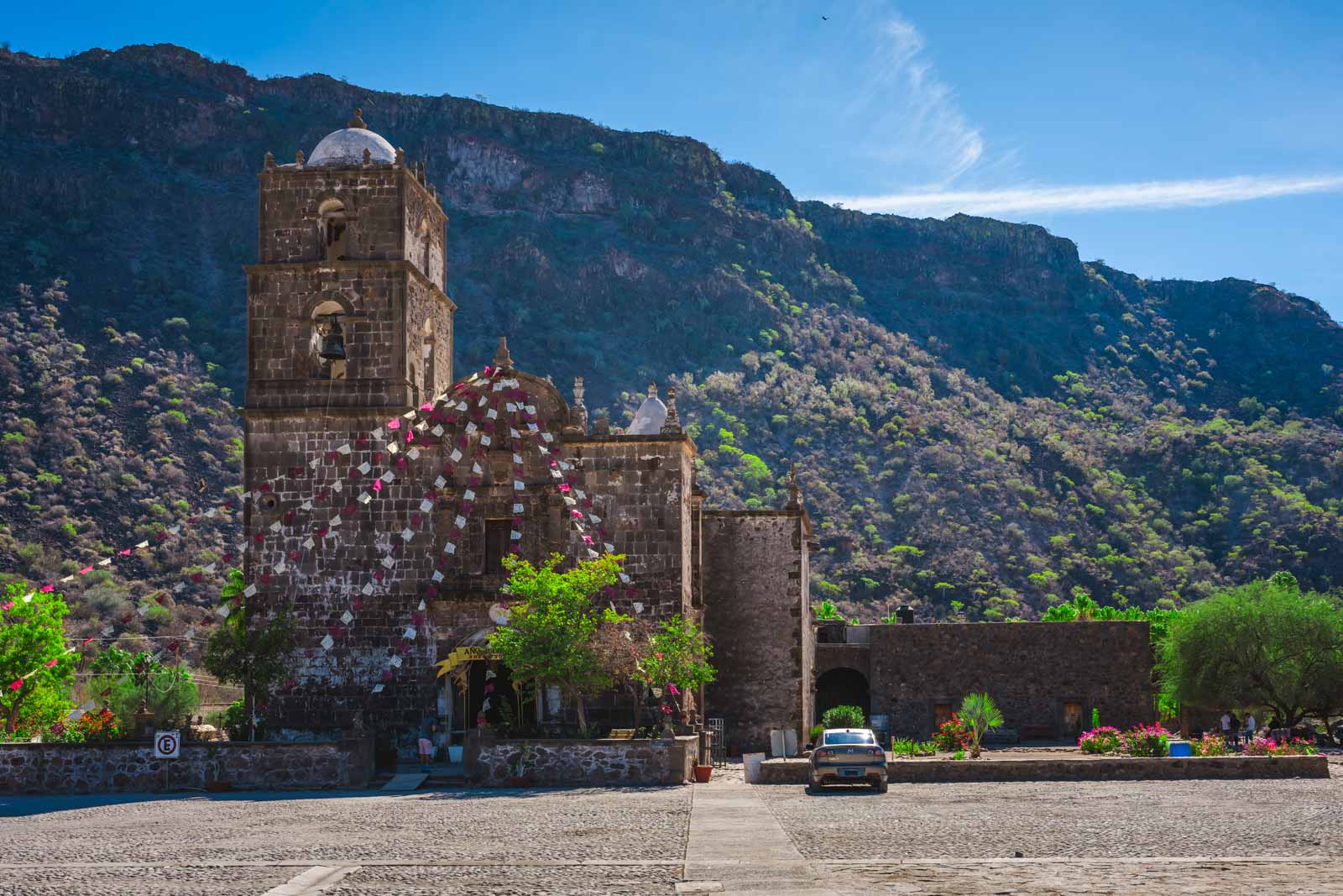 The beautiful San Javier Mission