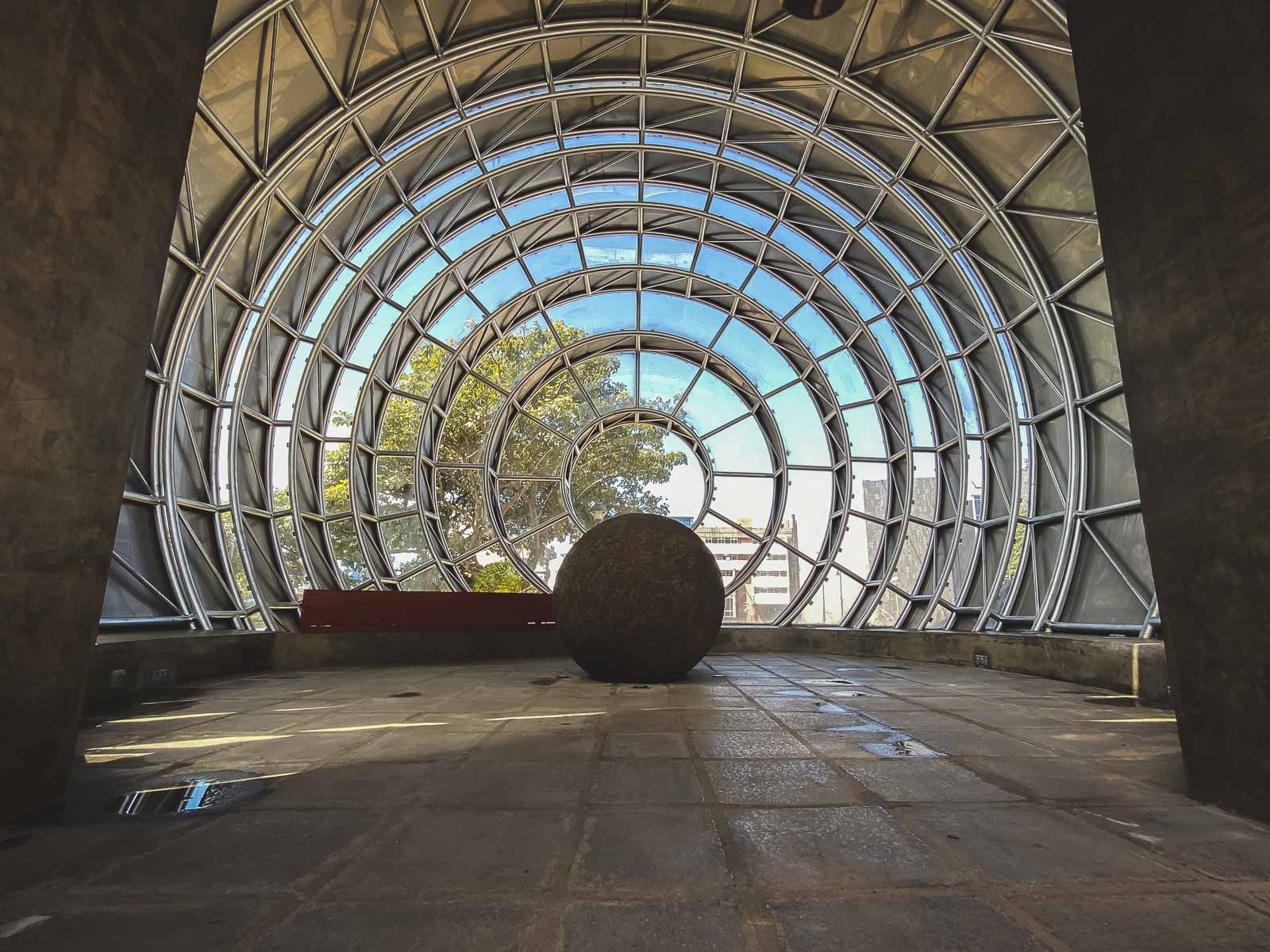 Stone Sphere in San Jose Costa Rica