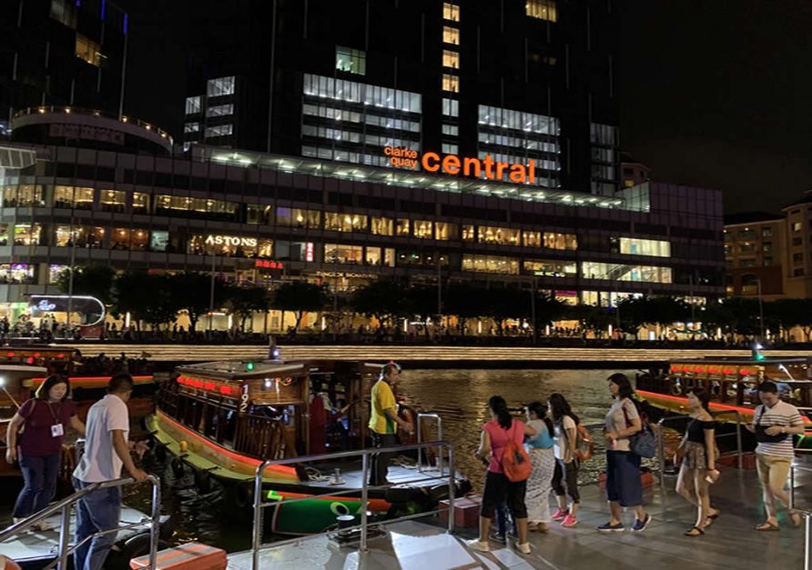 Excursion en bateau à Clarke Quay Singapore