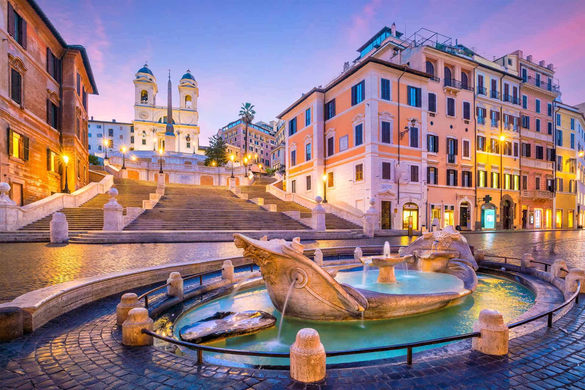 places to visit in rome Spanish Steps 