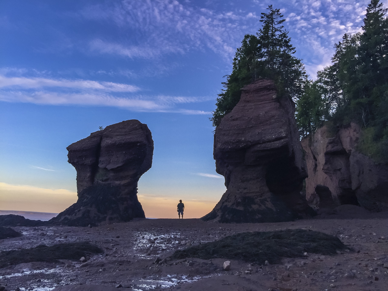 Hopewell Rocks near Saint John New Brunswick