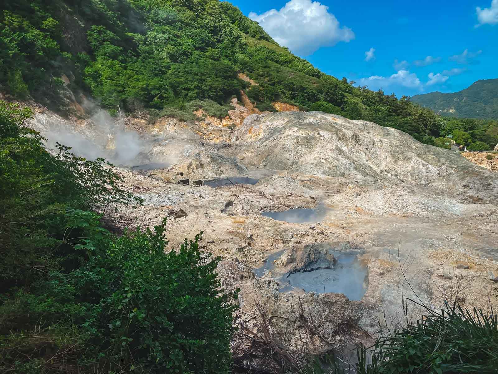 Desastres naturais no vulcão de Santa Lúcia