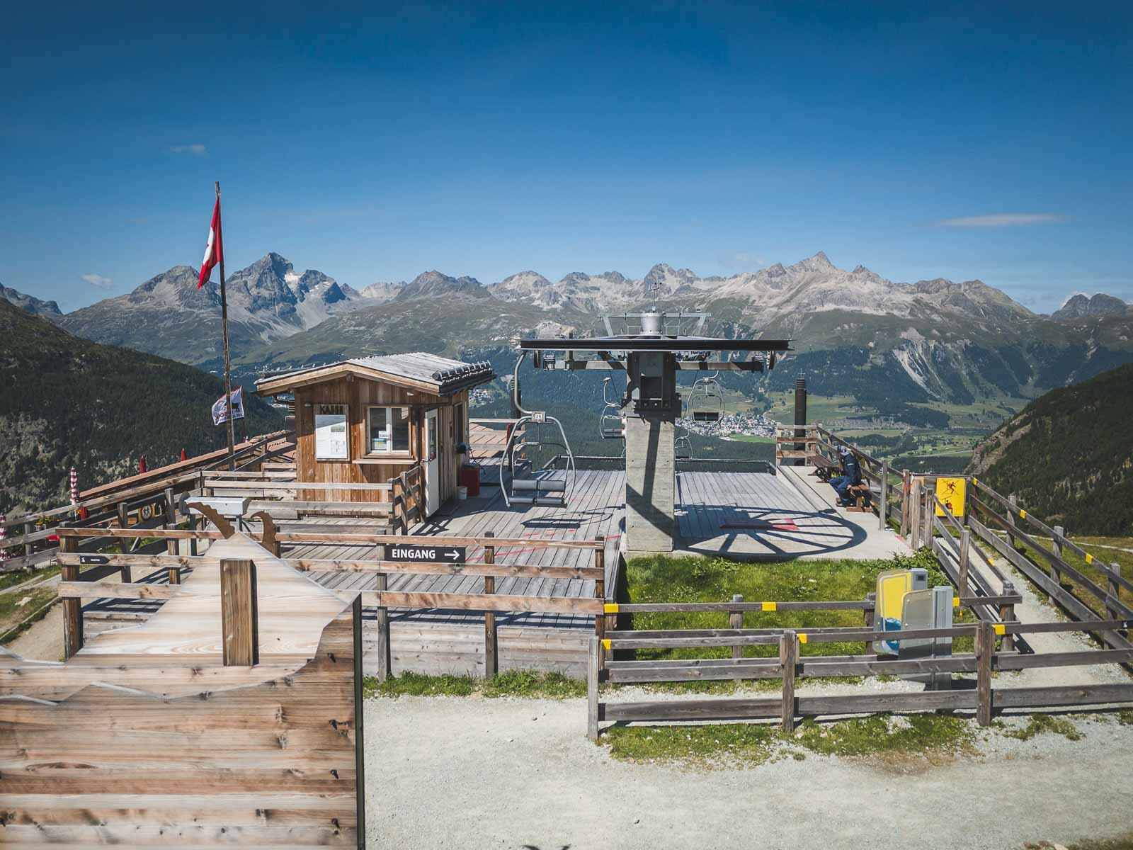 Alp Languard in St. Moritz Switzerland