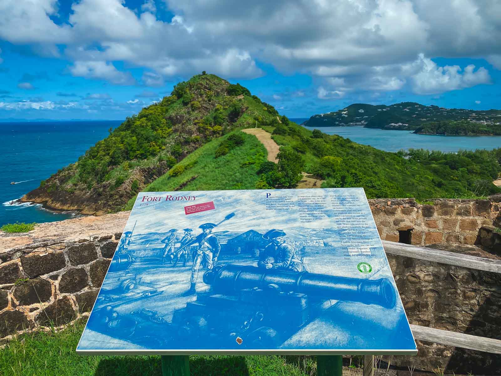 Fort Rodney in St. Lucia North Coast