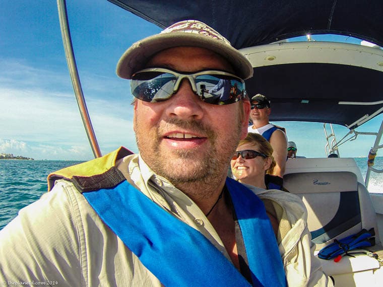 swimming with whale sharks boat ride