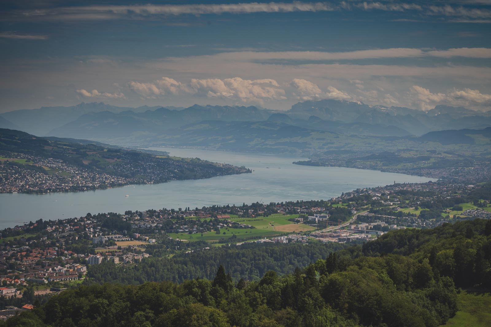 The View from Uetliberg in Zurich