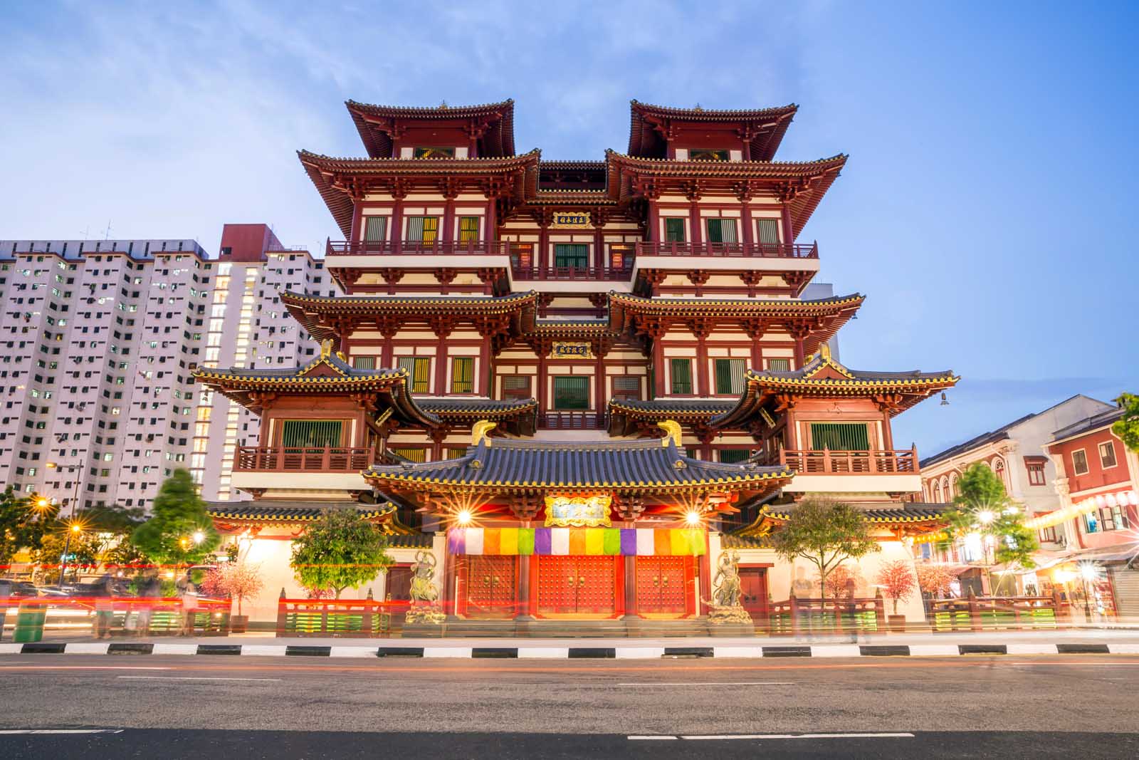 Temple Street in singapore