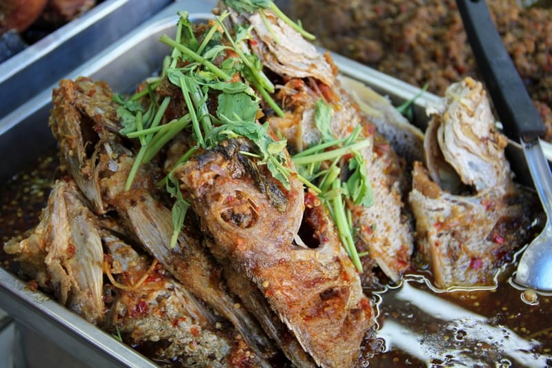 Thai cuisine - Pla Tod Rad Prik