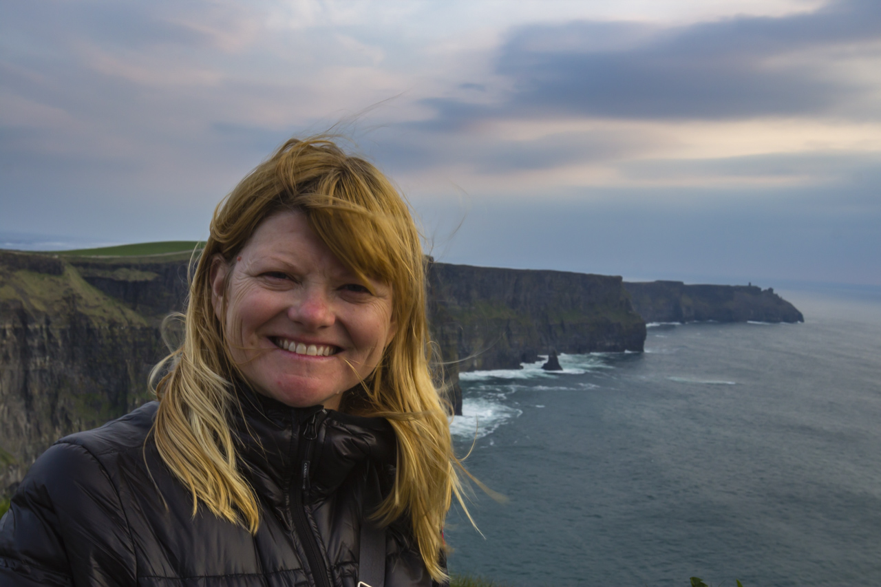 The Cliffs of Moher with Deb