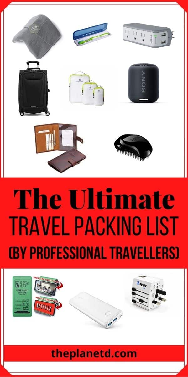 The Ultimate Travel Packing List