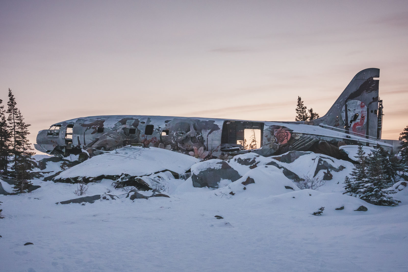 Miss Piggy Plane Wreck in Churchill