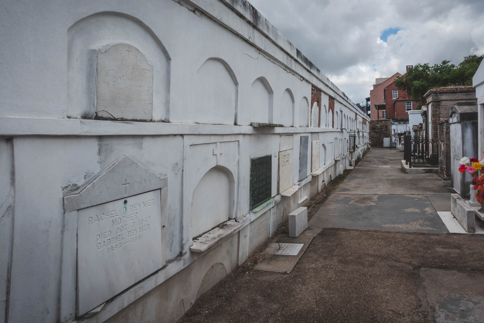 things to see in new orleans St. Louise Cemetery No. 1 above ground tombs