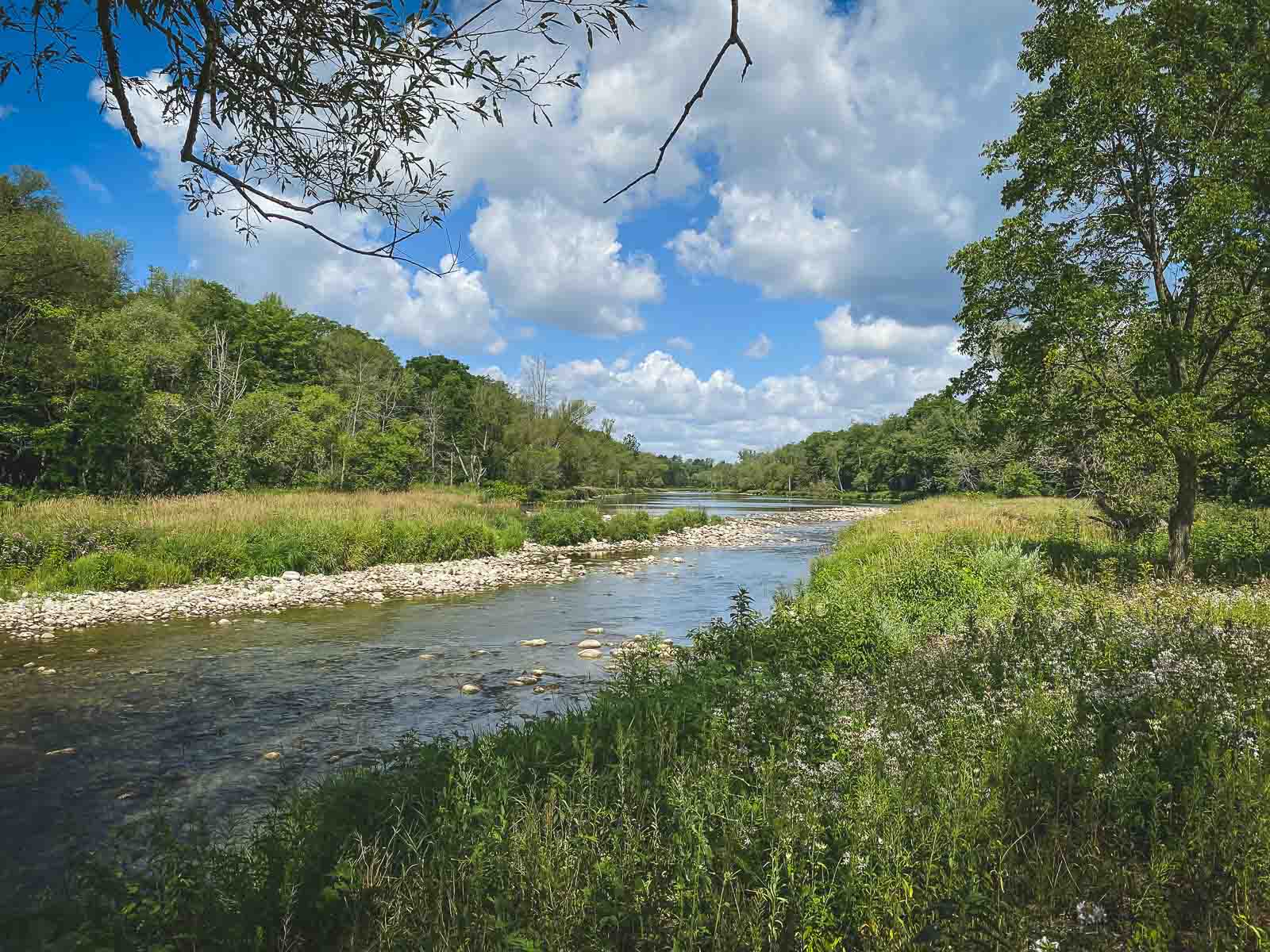 Hiking along the Trans Canada Trail