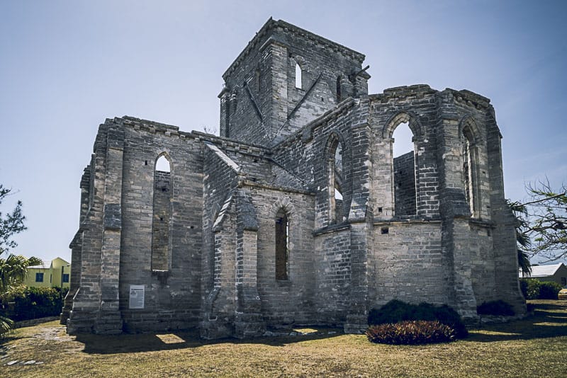 Tour the unfinished Church of Saint George, Bermuda