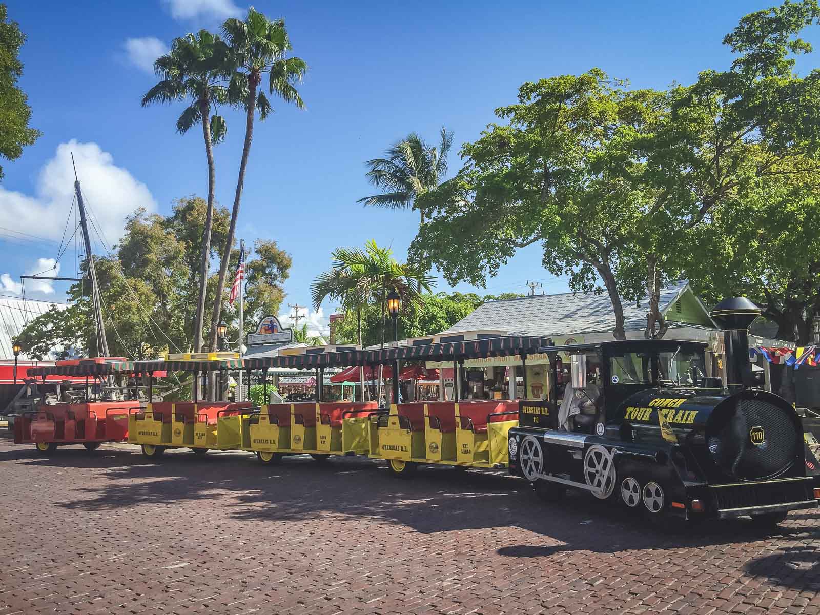 Ride the Conch tour Train in Key West Florida 
