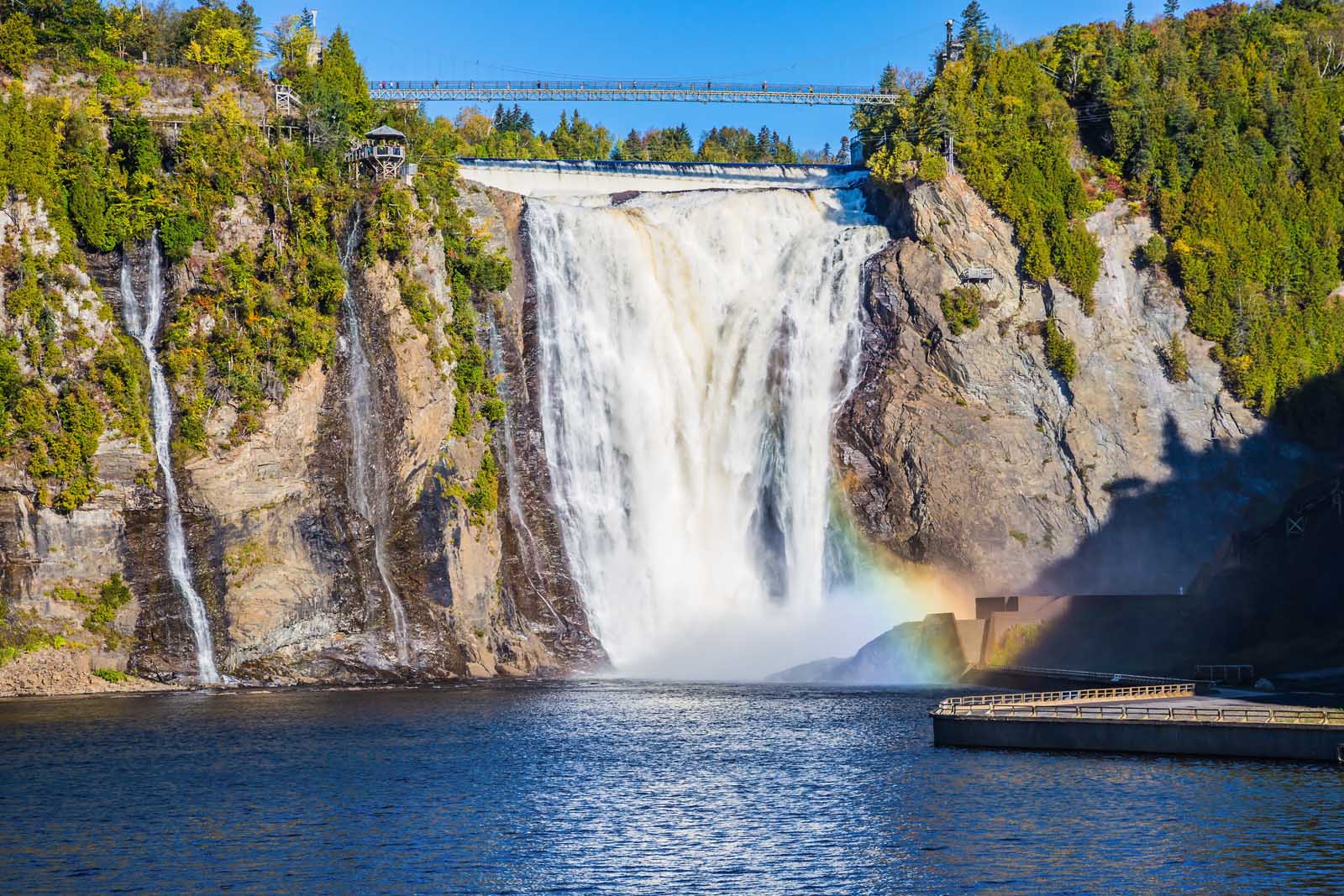 Montmorency Falls near Quebec City Summer