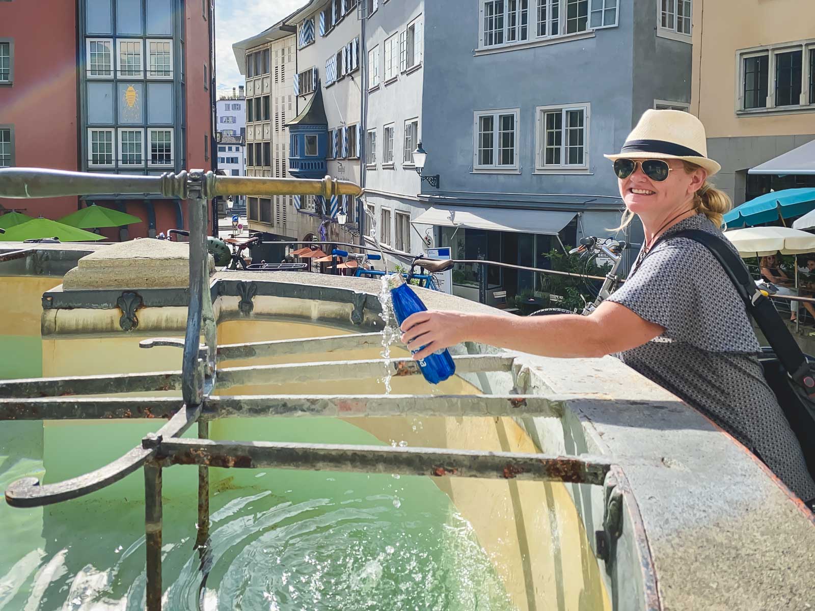 drinking water when traveling