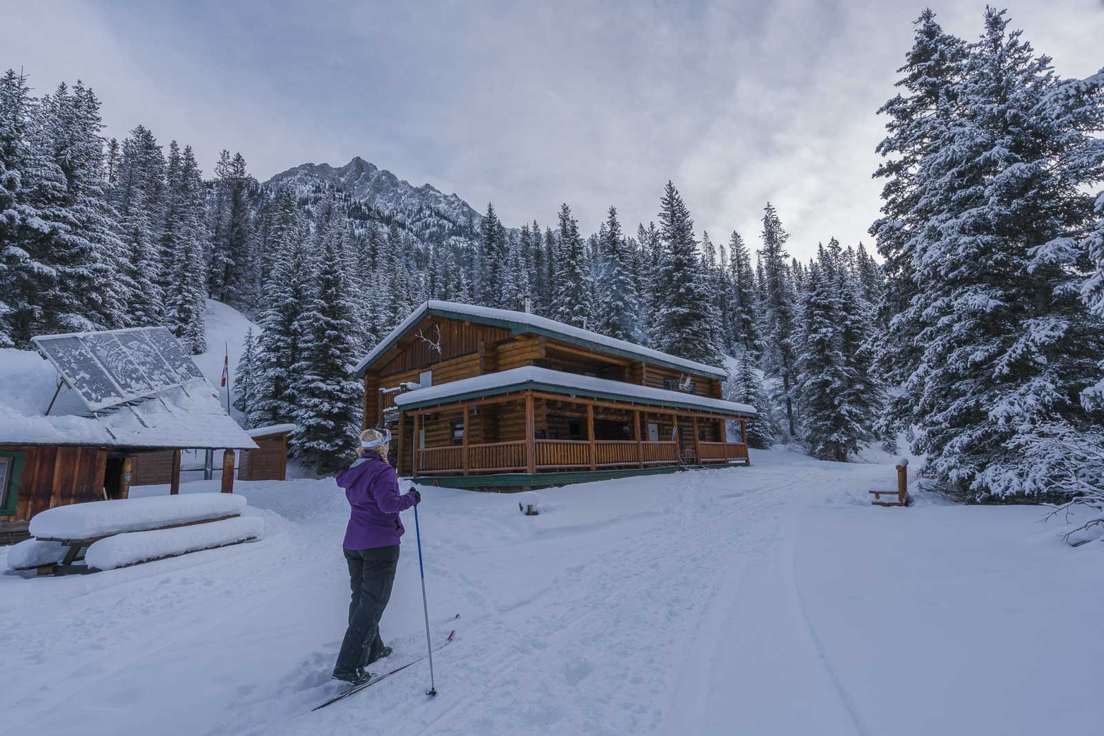 things to do in Banff Alberta Stay in a backcountry lodge 