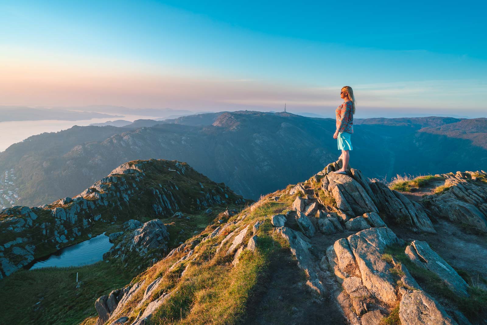 Top things to do in Bergen Sunset Urliken Mountain