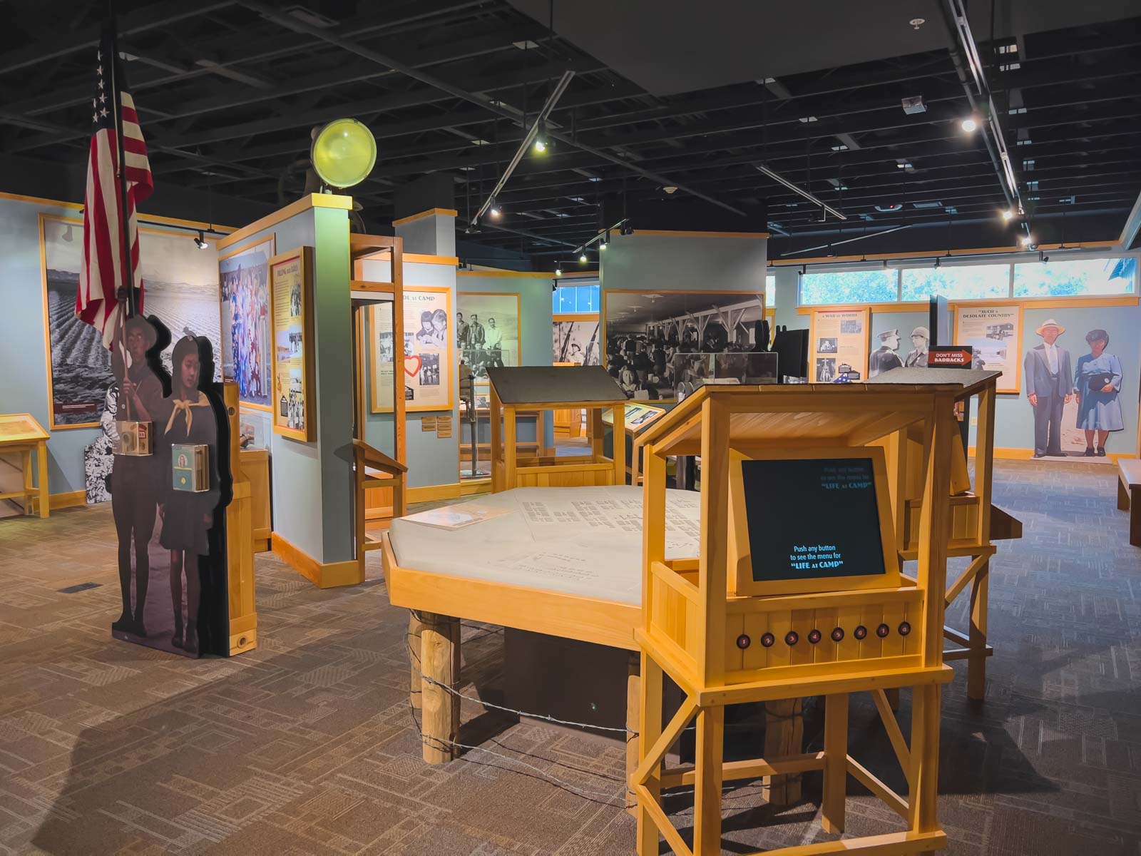 Things to do in Cody Wyoming Heart Mountain Interpretive Center Display