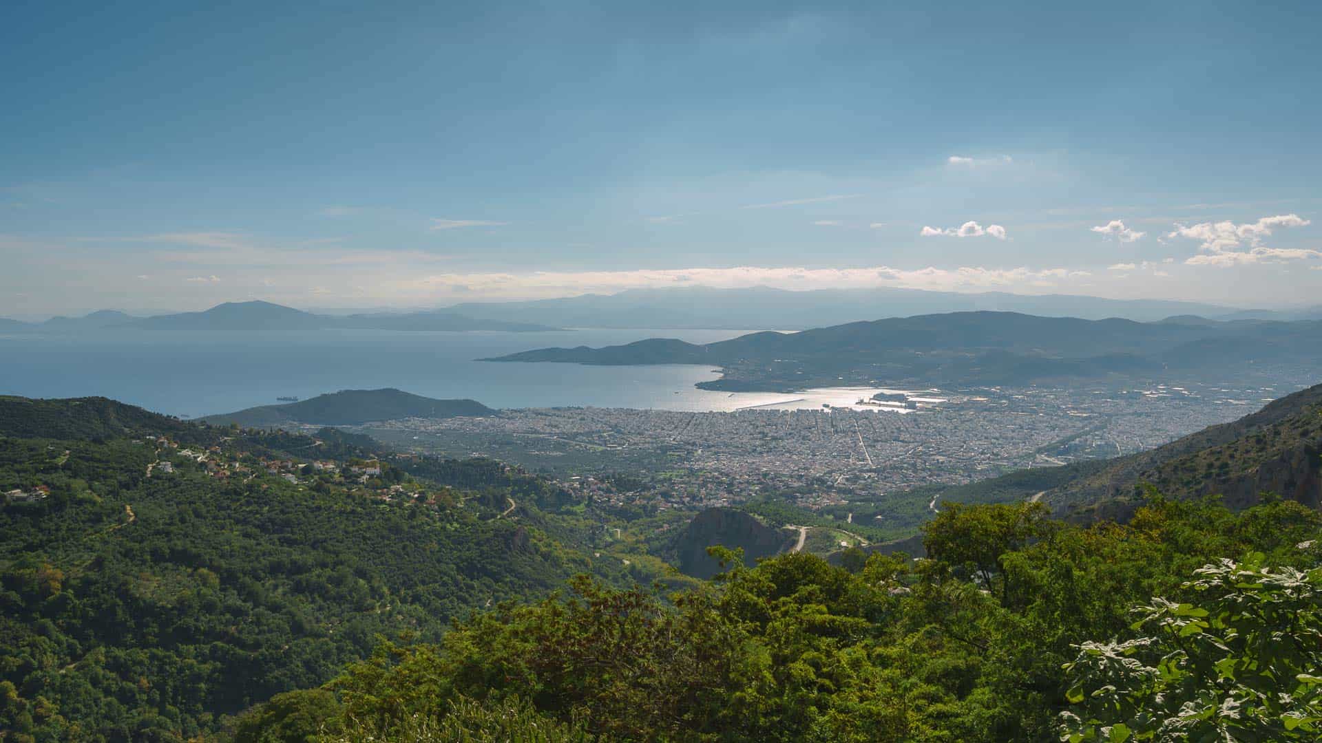 view of pelion from high lookout