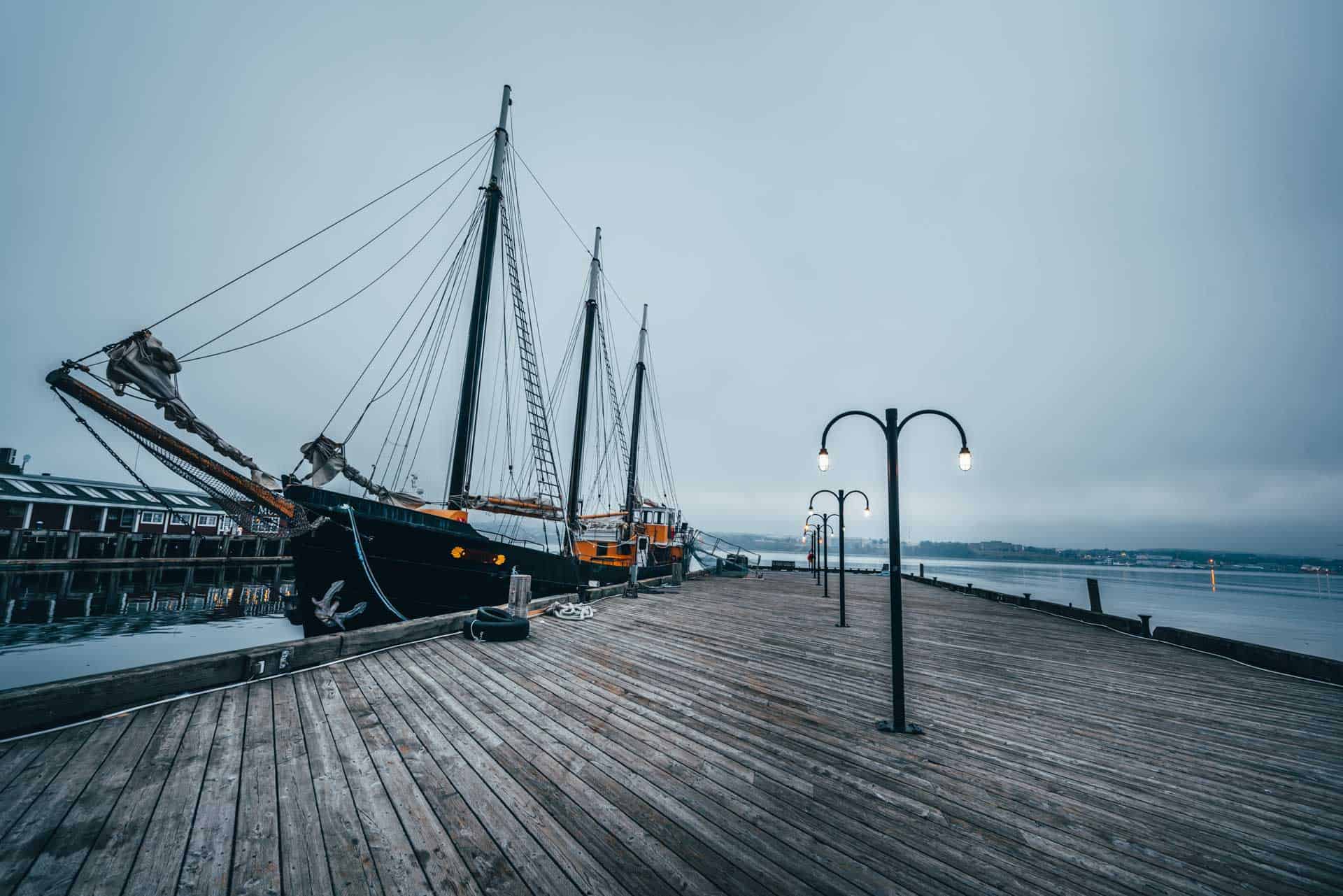 tall ship in halifax harbour