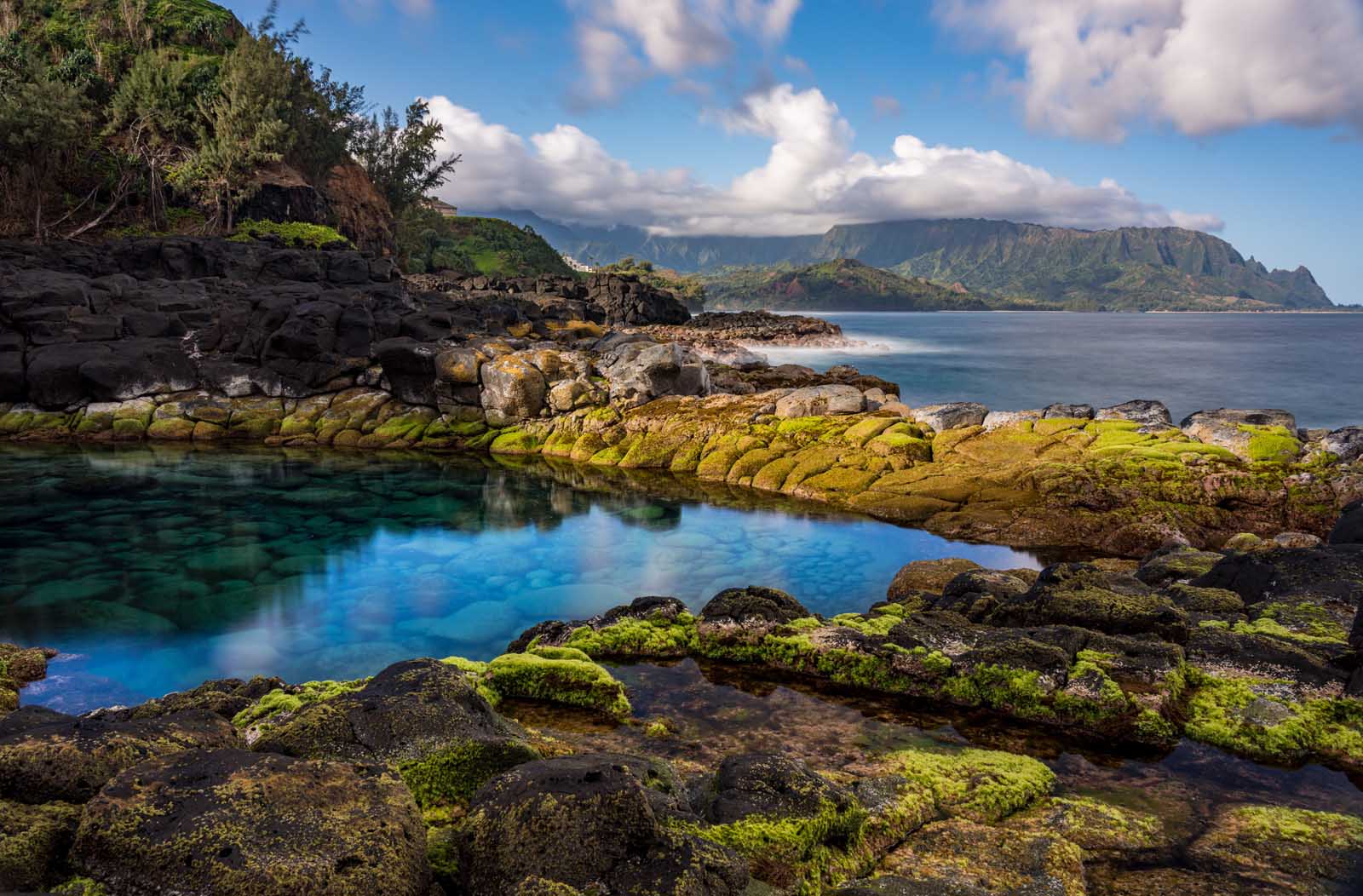 Queens Bath located in Kauai Hawaii