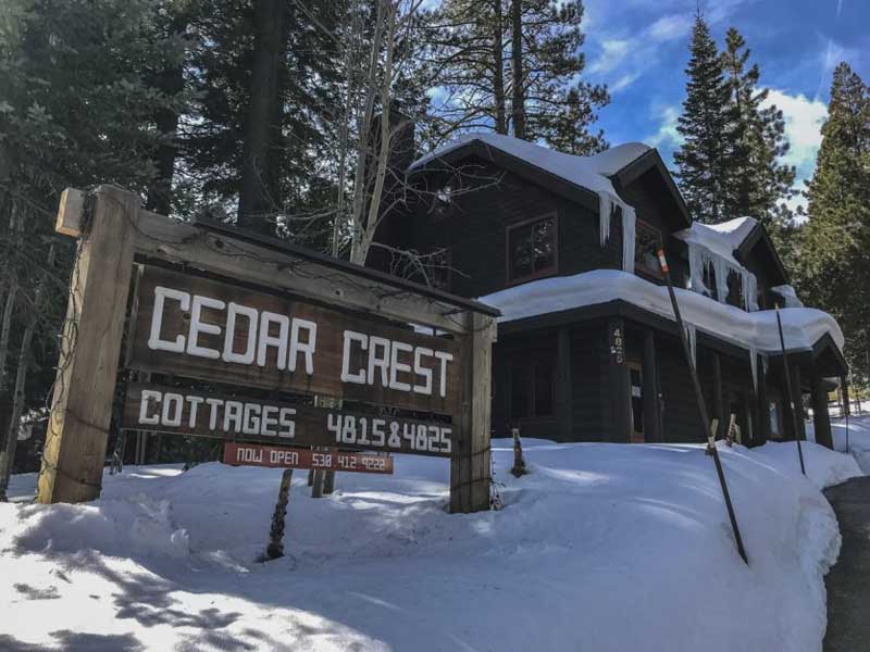 Where to stay in Lake Tahoe Cedar Crest Cottages