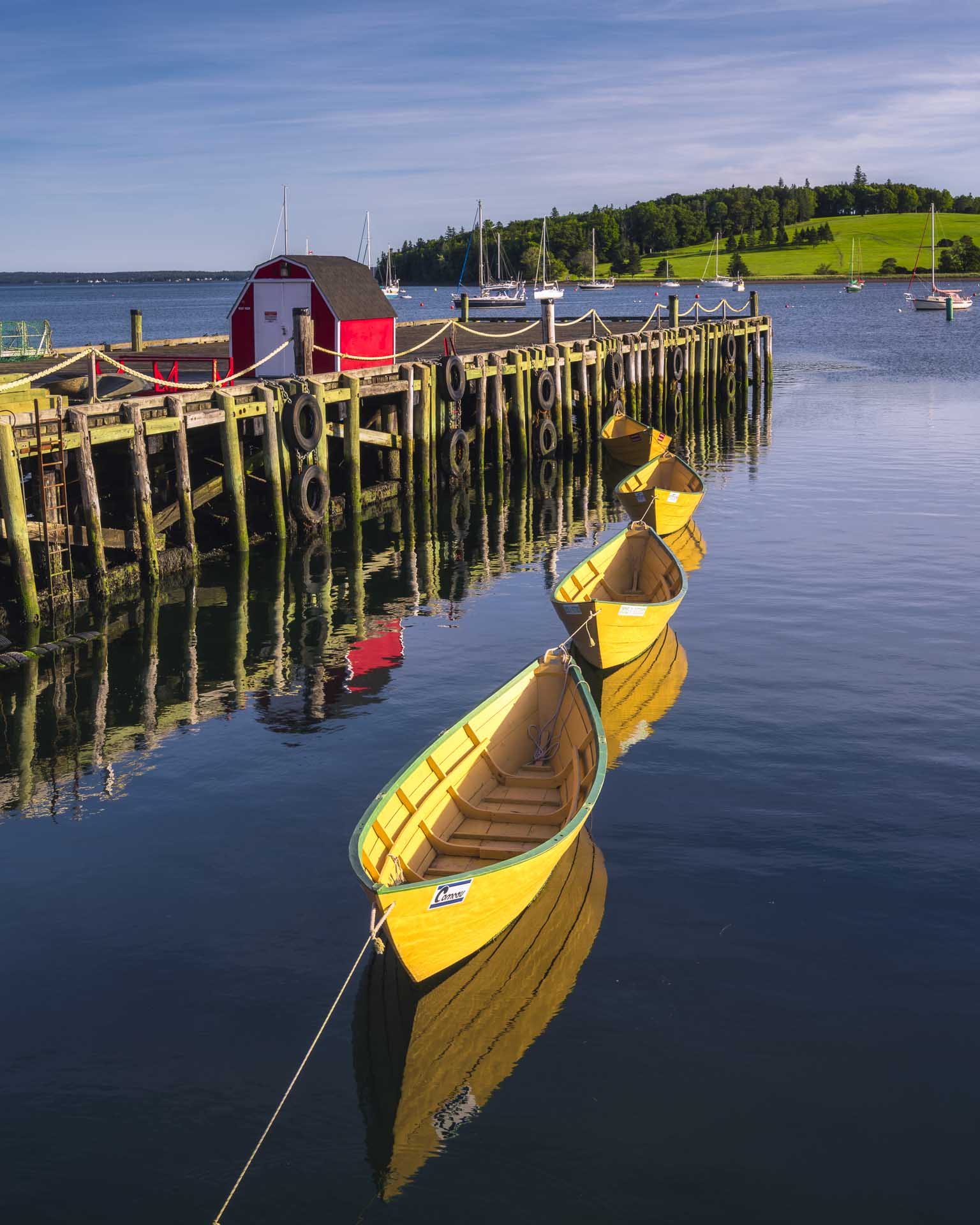 boats at lunenburg waterfront