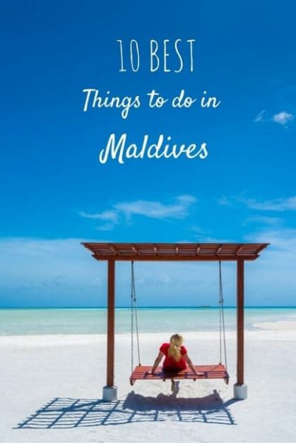 things to do in the Maldives