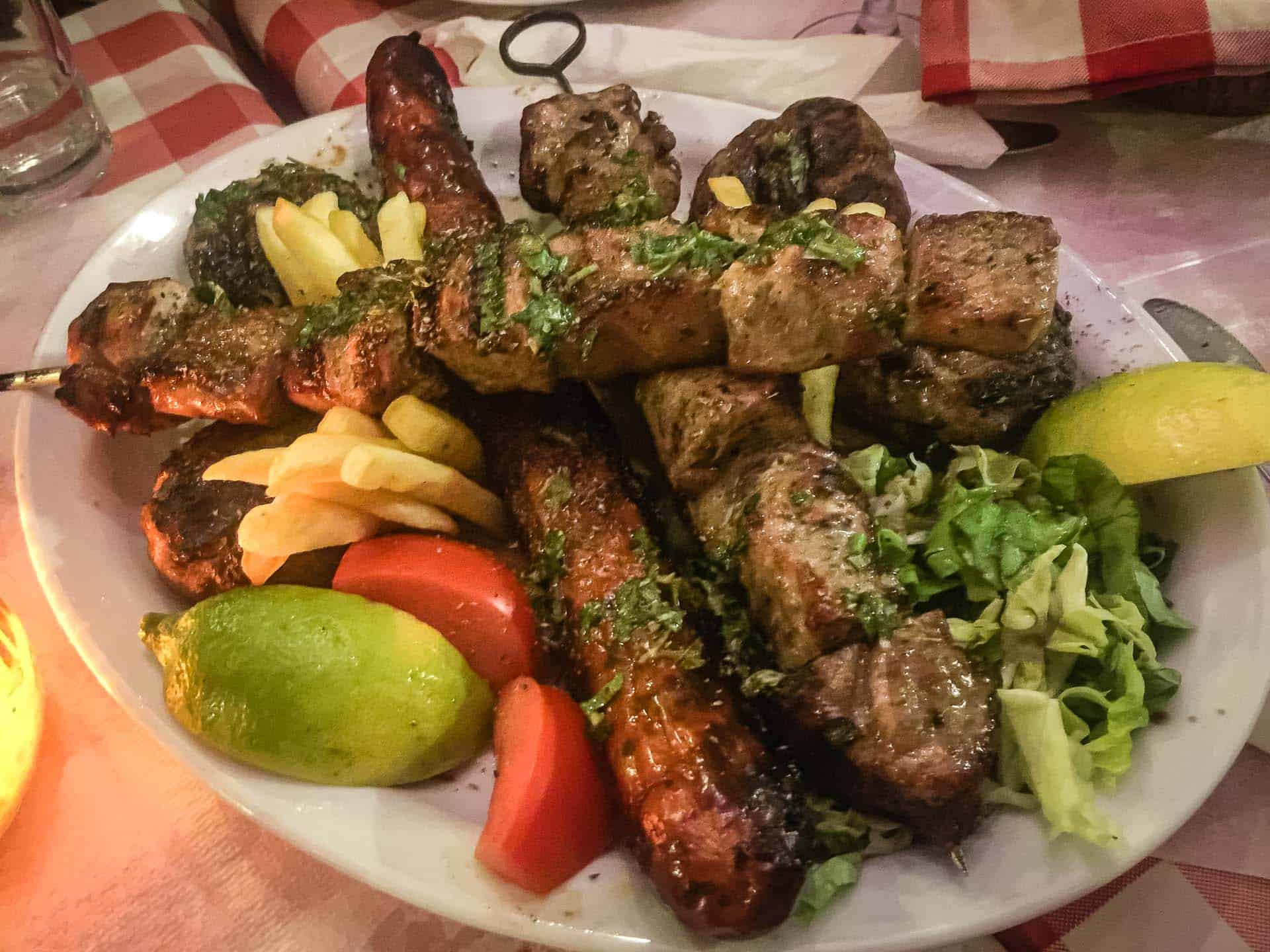 where to eat in meteora greek food
