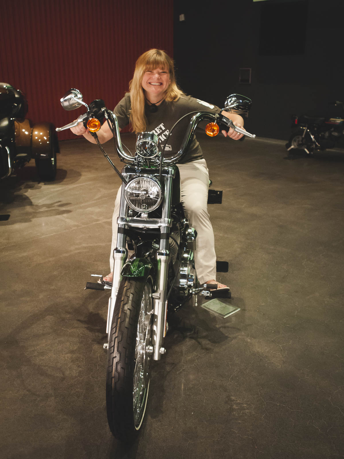 Interactive displays Harley Davidson Museum in Milwaukee
