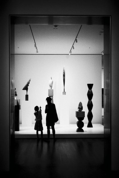 Inside the galleries on MOMA