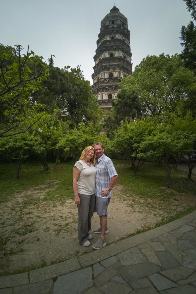 Dave and Deb at the Tiger Hill in Suzhou China