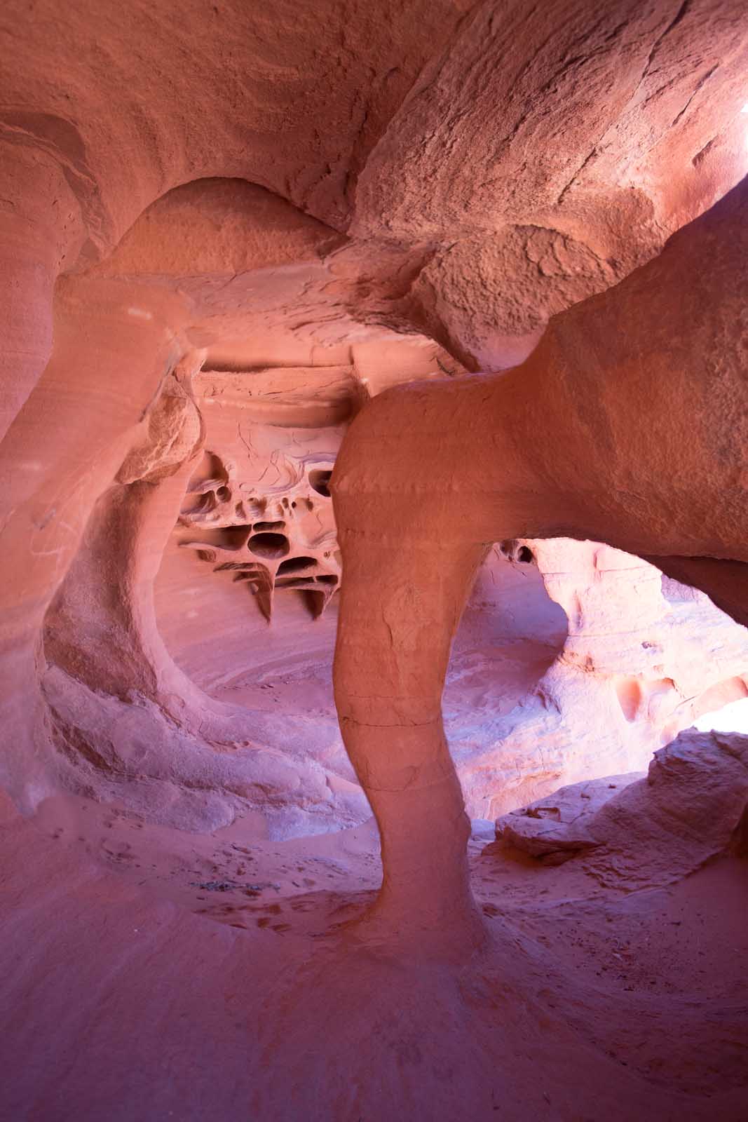 Fire Cave in Valley of Fire State Park Nevada