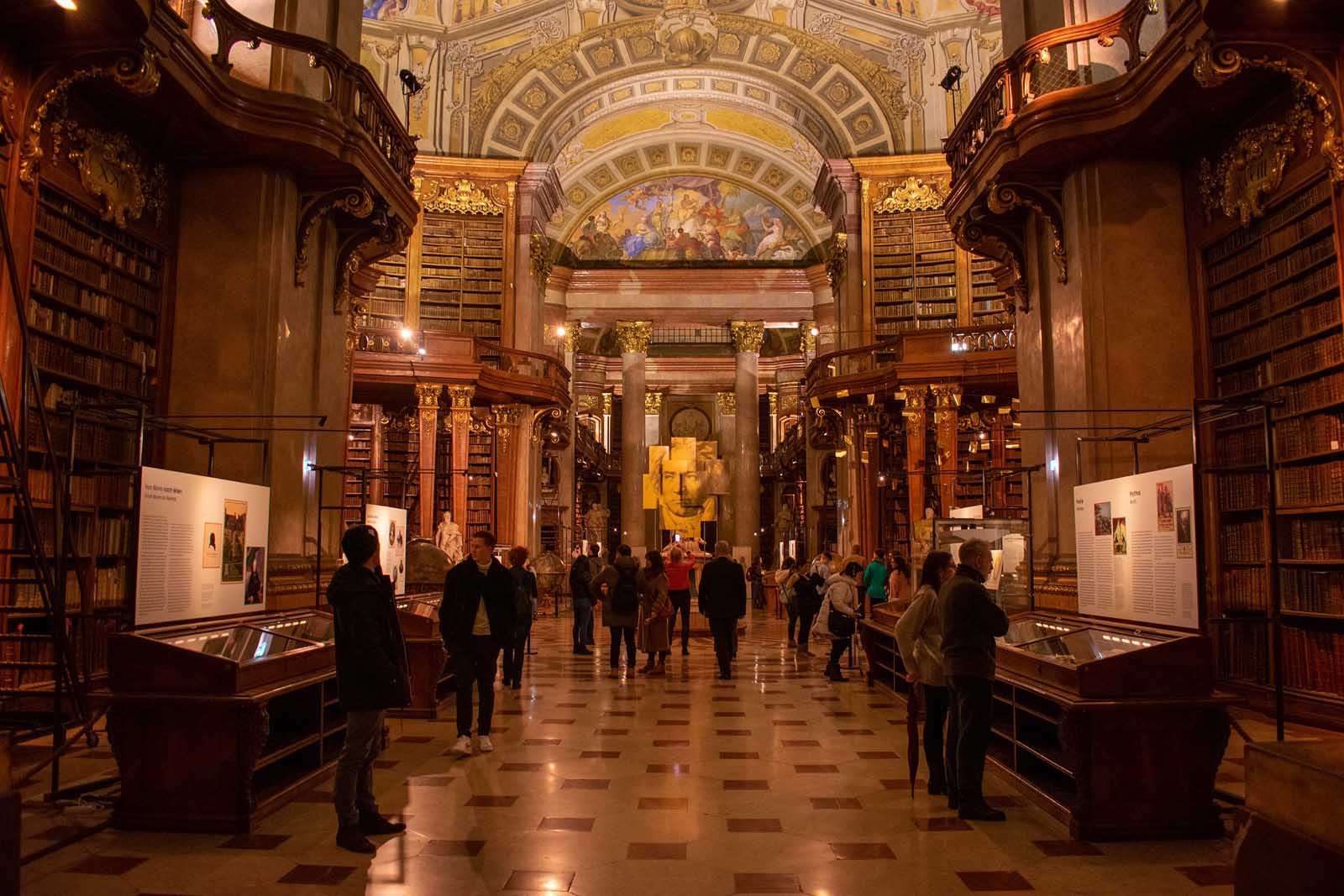 Inside the Austrian National Library