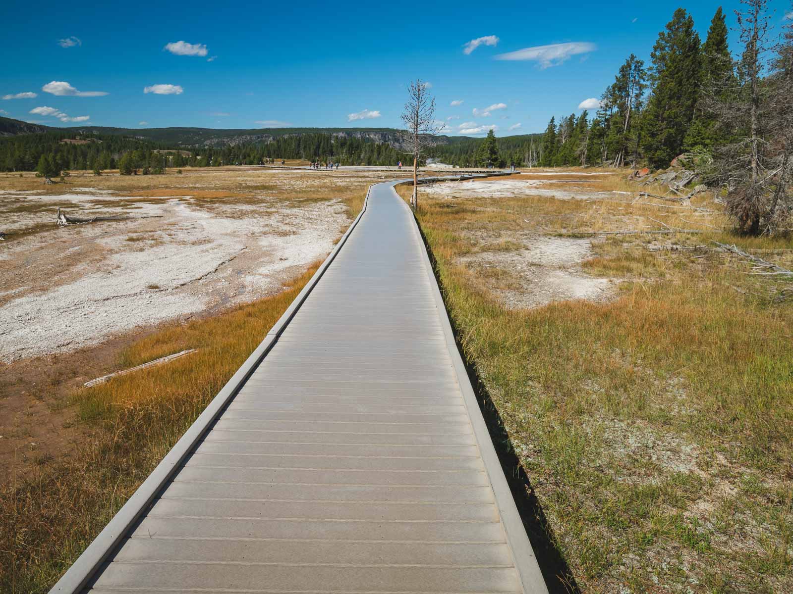 Things to do in Yellowstone National Park Upper Geyser Basin Boardwalk